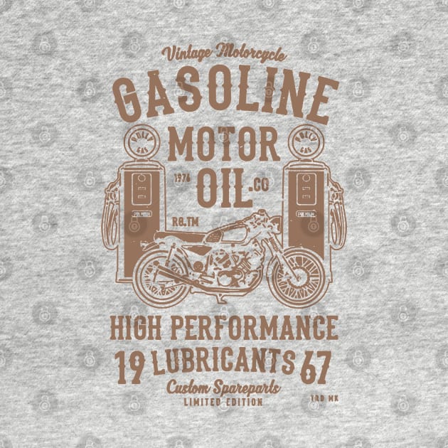 Gasoline Motor Oil by JakeRhodes